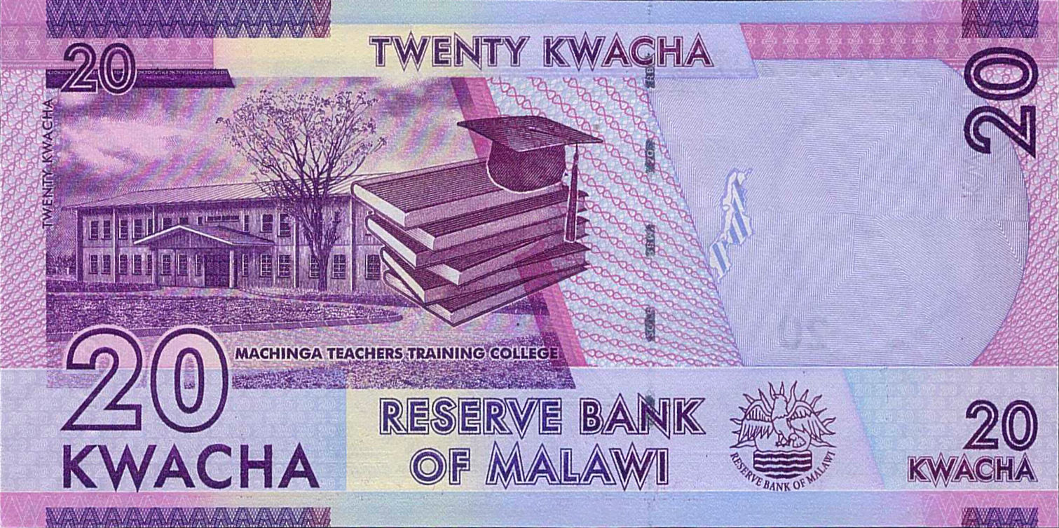 Malawi 20 2015 UNC P-63/b